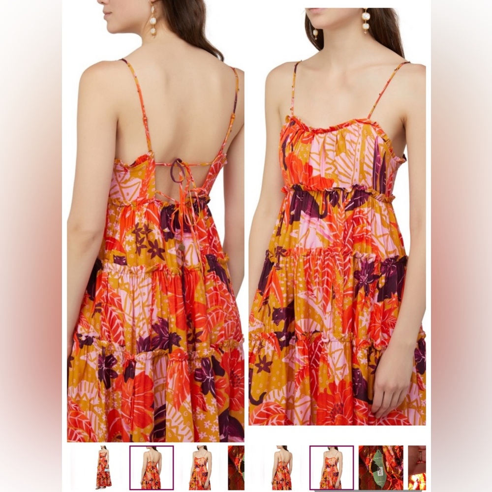 Farm Rio Jungle Panther long dress - Picture 3 of 12
